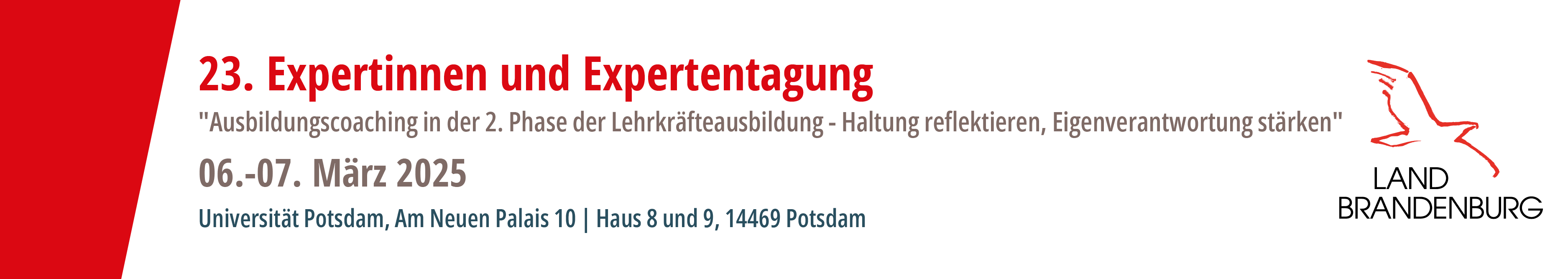 Logo 23. Expert:innentagung Lehrkräfteausbildung