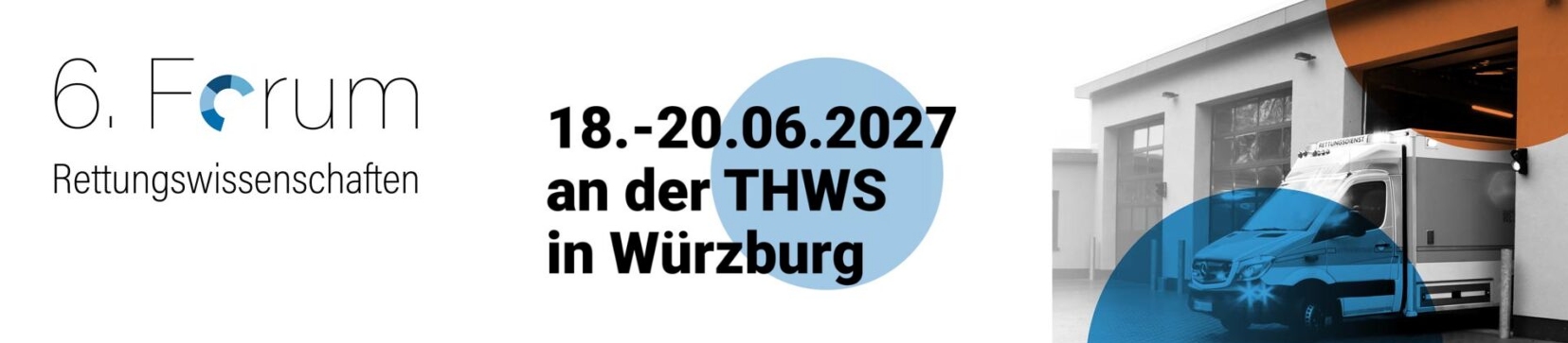 Logo 6. Forum Rettungswissenschaften 2027