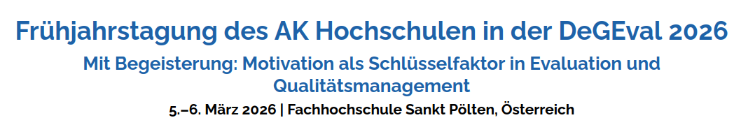 Logo Frühjahrstagung AK Hochschulen 2026