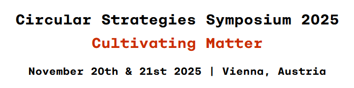 Logo Circular Strategies Symposium 2025