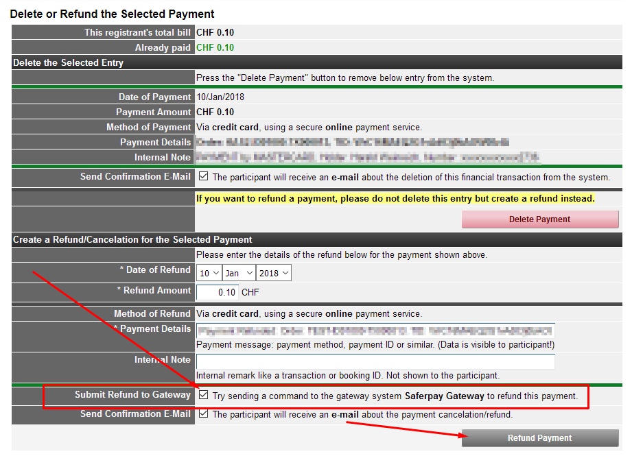 Reimbursing Payments Via Paypal Stripe And Other Online Credit Card Payment Gateways