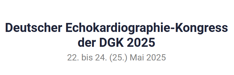 Logo Deutscher Echokardiographie-Kongress 2025