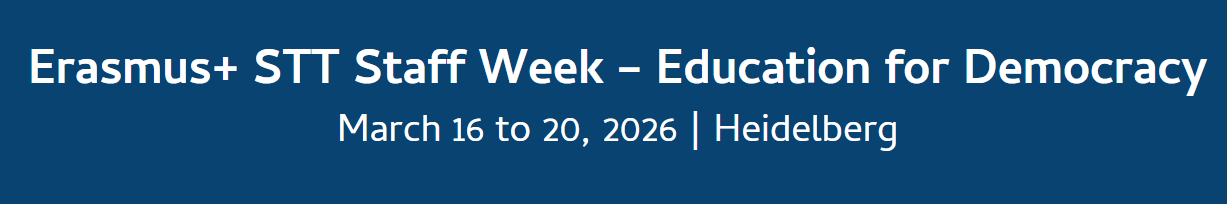 Logo Erasmus Education For Democracy 2026