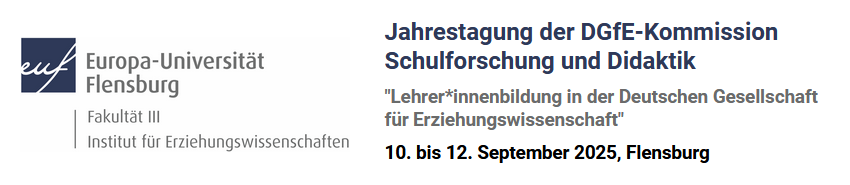 Logo Erziehungswissenschaften der DGfE 2025