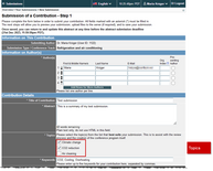 Image 6: Example submission form with 3 topics - click on image to enlarge