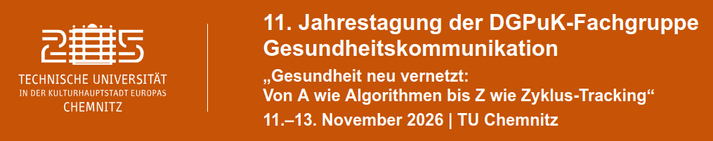 Logo Gesundheitskommunikation 2026