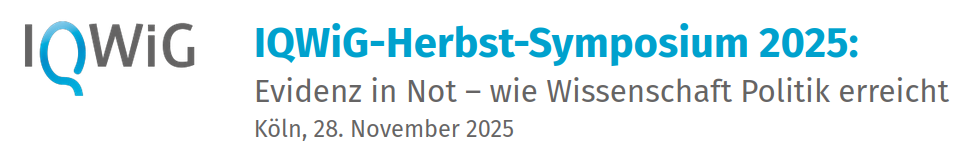 Logo IQWiG-Herbst-Symposium 2025