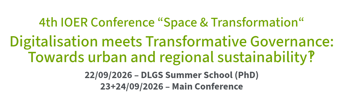 Logo IOER Conference 2026