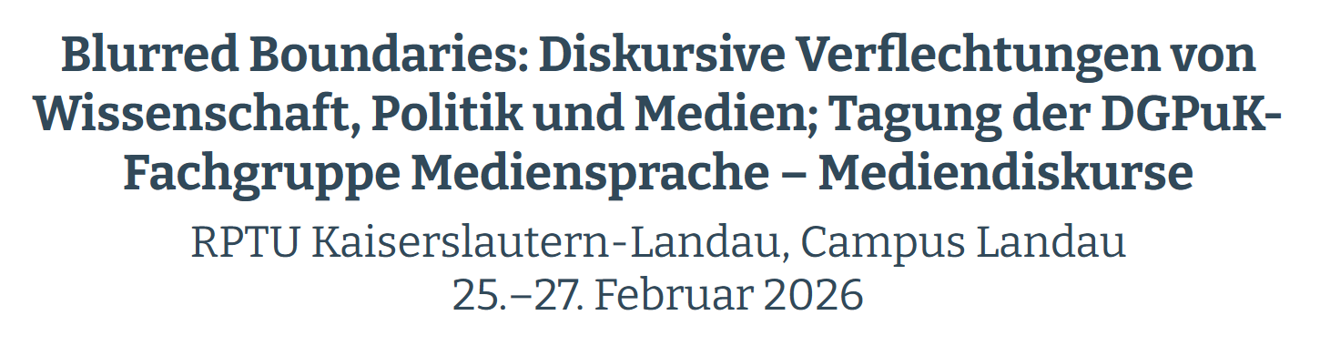 Logo Mediendiskurse 2026