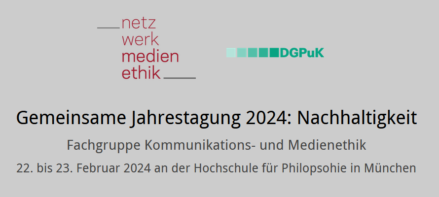 Logo Netzwerke Medienethik Jahrestagung 2024