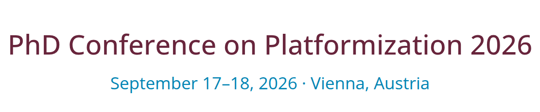 Logo PhD Platformization 2026